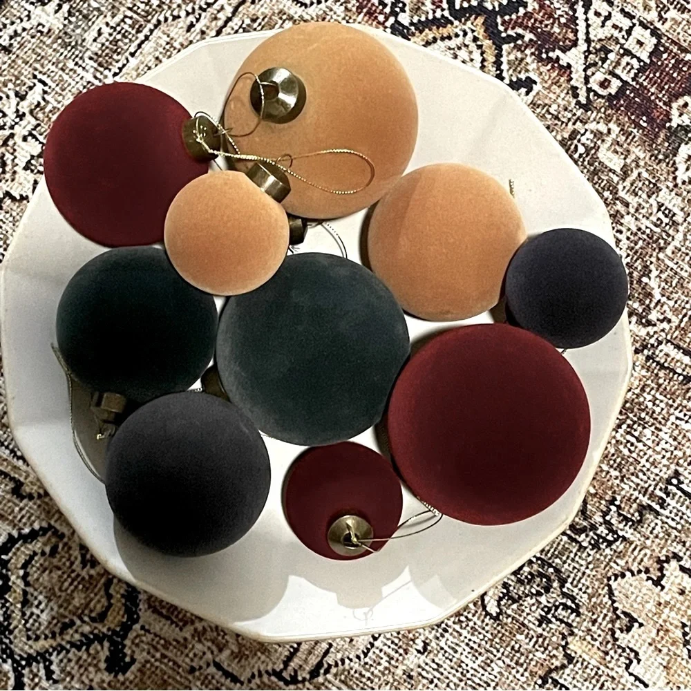 Set of 11 Velvet Christmas Ornaments - Threshold™ designed with Studio McGee